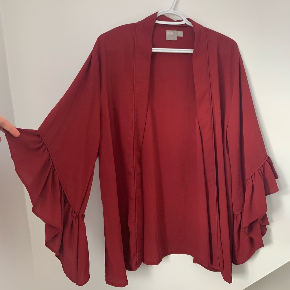 ASOS Bell-sleeve Open Cardigan